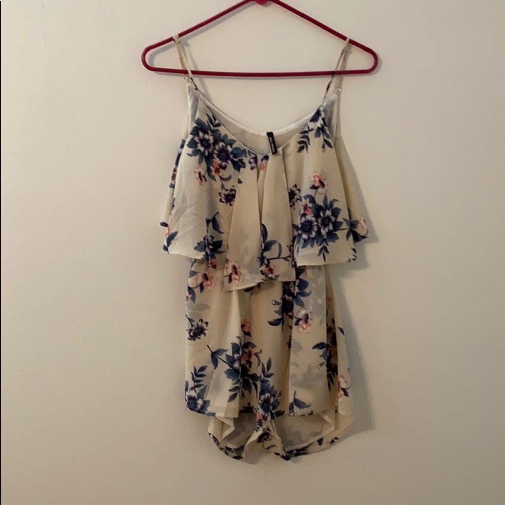 Open back romper
